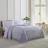 Beatrice Home Fashions Medallion Chenille Bedspread Purple (274.32x243.84cm)