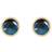Ole Lynggaard Lotus Stud Earrings - Gold/Topaz