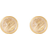 Ole Lynggaard Lotus Stud Earrings - Gold/Quartz
