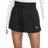 NIKE Women Sportswear Phoenix Fleece High Waisted Shorts - Black/Sail