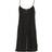 Lady Avenue Chemise Slip Dress - Black