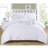 Chic Home Design Valentina Sängkläder Vit (274.32x228.6cm)
