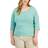 Tommy Hilfiger 3/4 Sleeve T-shirt Plus Size - Creme De Menthe