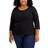 Tommy Hilfiger 3/4 Sleeve T-shirt Plus Size - Black