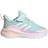 Adidas Infant FortaRun Sport Running Elastic Lace and Top Strap - Almost Blue/Cloud White/Clear Pink