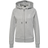 Hummel Women GG12 Action Zip Hoodie - Grey Melange