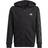 adidas Essentials Hoodie with Full Zip - Black/White (GN4041)