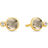 Julie Sandlau Prime Ear Studs - Gold/Smoky/Transparent