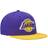 Mitchell & Ness Los Angeles Lakers Team Two-Tone 2.0 Snapback Hat Men - Purple/Gold