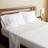 BedVoyage Melange Pillow Case White (91.44x50.8cm)