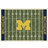 Imperial Michigan Wolverines 5'4'' x 7'8'' Home Field Rug