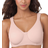 Comfort Choice Petal Boost Underwire Bra - Nude