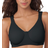 Comfort Choice Petal Boost Underwire Bra - Black