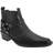 US Brass Eastwood Cowboy Ankle Boots M - Black