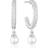 Sif Jakobs Ellera Perla Medio Earrings - Silver/Pearl/Transparent