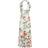 LTS Halter Neck Floral Midi Dress - Pink