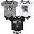 Outerstuff Brooklyn Nets Game Time Bodysuit Set 3Pcs