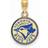 LogoArt Toronto Blue Jays Gold-Plated Enamel Pendant W