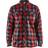 Blåkläder Flannel shirt - Red/Black