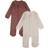 Pippi Onesie Nightgown 2-pack - Burlwood (3821-433)