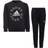 adidas Kid's LK Logo Jog Set - Black/White (H65797)
