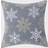Levtex Home Rudolph Snowflake Complete Decoration Pillows Grey (45.72x45.72cm)