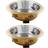 Iconic Pet Designer Oval Fusion Pet Bowls 2pcs S