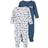 Name It Snap Button Nightsuit 2-pack - Bering Sea (13192810)