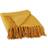 Design Imports Ribbed Blankets Gold (152.4x127cm)