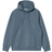 Carhartt Hooded Chase Sweatshirt - Stom Blue/Gold