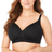 Comfort Choice Stay-Cool Wireless T-Shirt Bra - Black