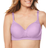 Comfort Choice Stay-Cool Wireless T-Shirt Bra - Amethyst Purple