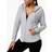 Calvin Klein Performance Ruched-Sleeve Zip Hoodie Women - Pearl Grey Heather