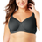 Comfort Choice Unlined Underwire Bra - Black