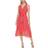 Tommy Hilfiger Surplice Midi Dress - Geranium