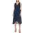 Tommy Hilfiger Surplice Midi Dress - Sky Captail