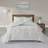 Madison Park Finely Waffle Duvet Cover White (228.6x228.6cm)