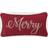 Levtex Home Yuletide Merry Complete Decoration Pillows Red (60.96x30.48cm)