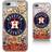 Strategic Printing Houston Astros iPhone 6 Plus/6s Plus/7 Plus/8 Plus Sparkle Gold Glitter Case