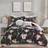 Lush Decor Vintage Paris Bedspread Black (233.7x228.6cm)