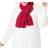 Woman Within Fleece Scarf - Classic Red