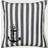 Mod Lifestyles Stripe and Anchor Complete Decoration Pillows Grey (50.8x50.8cm)