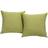 modway Convene Patio Complete Decoration Pillows Green (44.45x44.45cm)