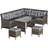 OutSunny 860-025GY - Grey Outdoor Lounge Set