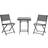 OutSunny 84B-692 Bistro Set, 1 Table incl. 2 Chairs