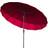 OutSunny 2.4M Round Curved Adjustable Parasol Outdoor Metal Pole Red