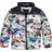 Tommy Hilfiger Fly Poster Print Puffer Jacket ALLOVER