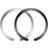 ESR Halolock MagSafe Kompatibel Magnetisk Ring 2 Pack Sort Sølv