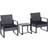 OutSunny 863-013 Bistro Set, 1 Table incl. 2 Chairs