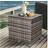 OutSunny Side Table Mixed Grey Outdoor Side Table